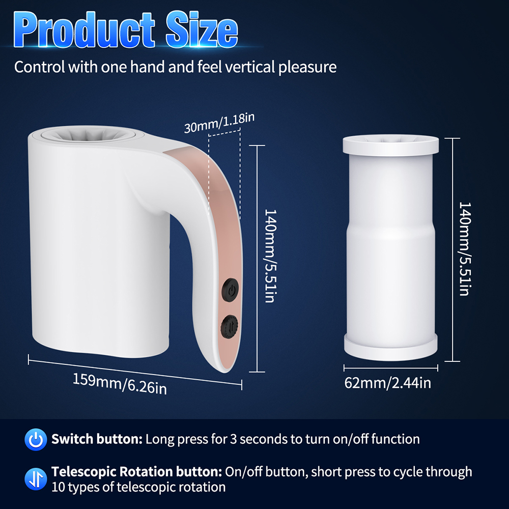 Male Masturbation Cup Automati - Suction Machine Medical recension och pris