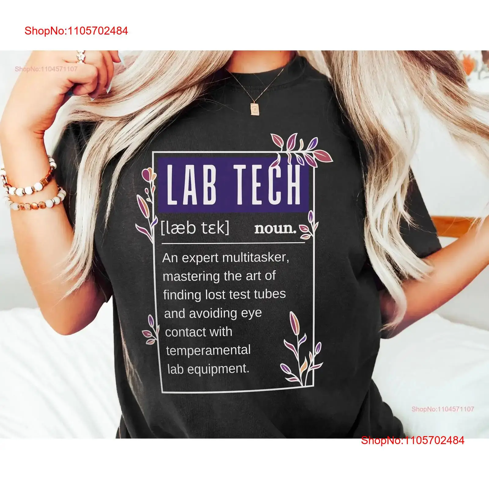 Funny Lab Tech T Shirt Laborat - Medical Laboratory Technician recension och pris