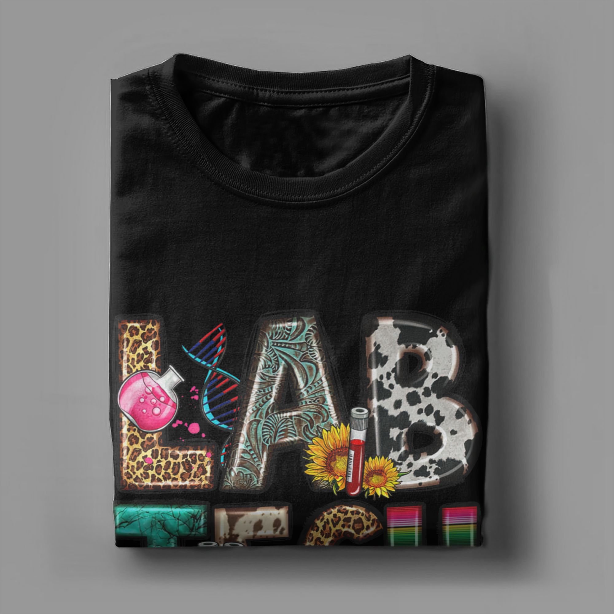 Retro Tech Leopard Floral Medi - Medical Lab Graphics recension och pris