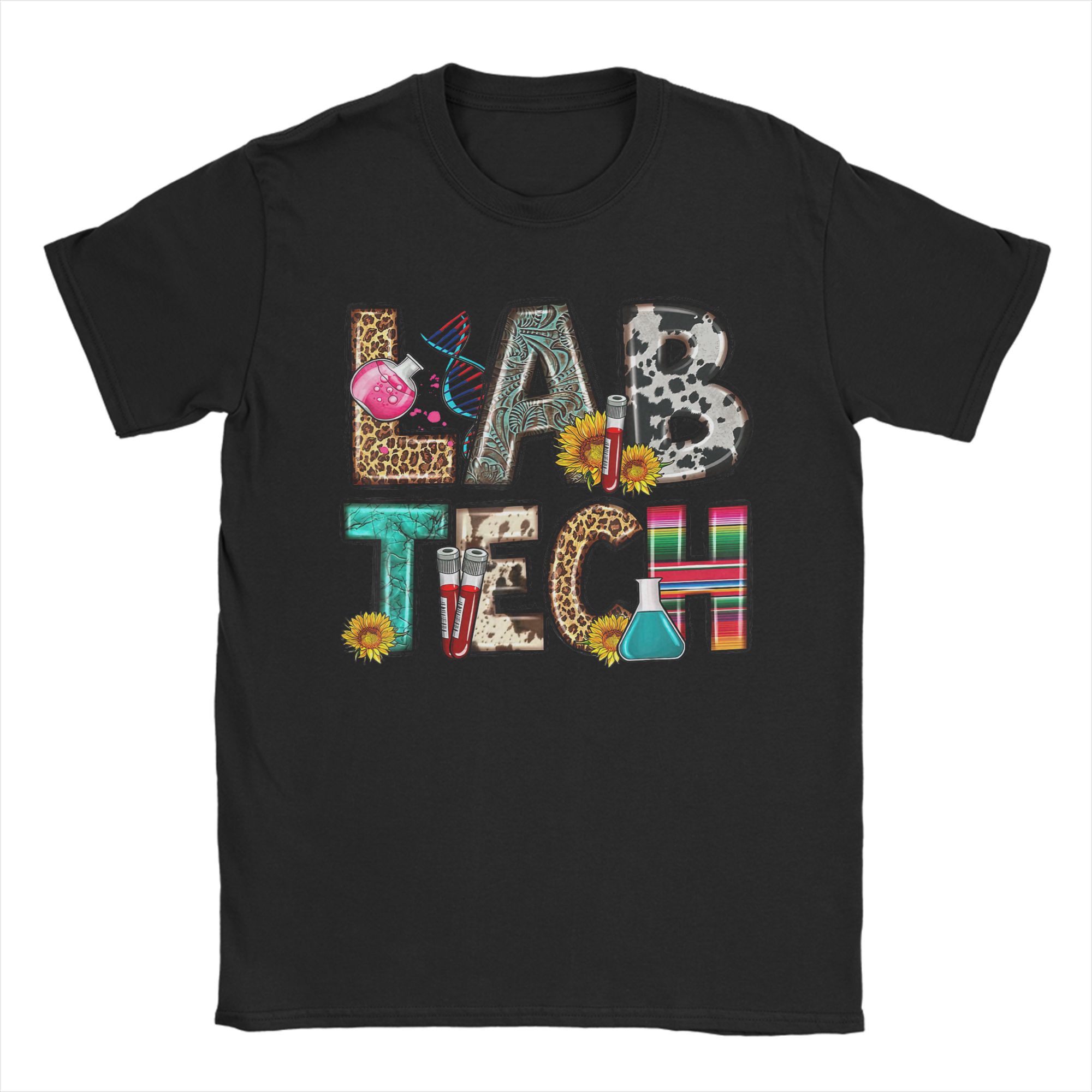 Retro Tech Leopard Floral Medi - Medical Lab Graphics recension och pris